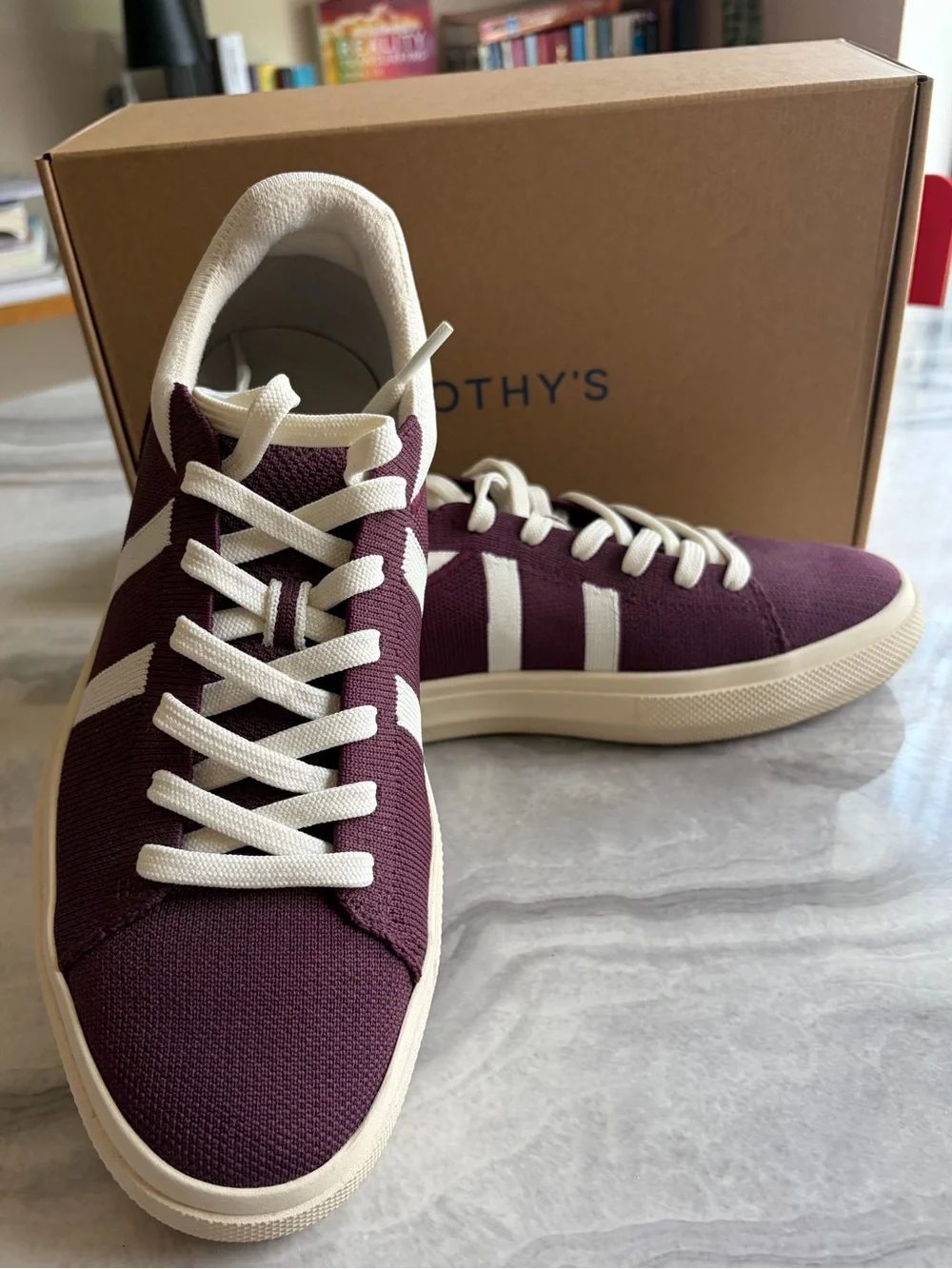 ROTHY’S The Women’s RS02 Sneaker – Burgundy Blitz
